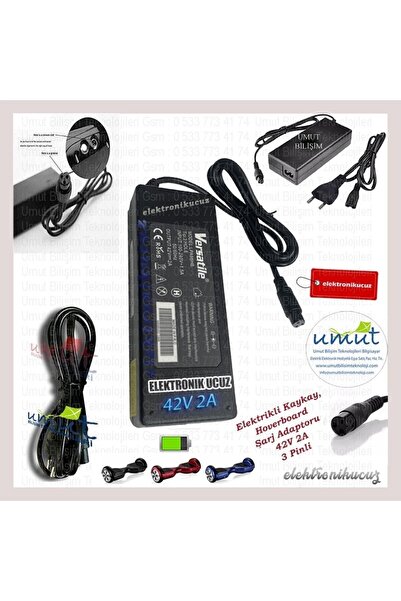 versatile Hoverboard Elektrikli Kaykay Elektrikli Bisiklet Şarj Cihazı 42v 2 ...
