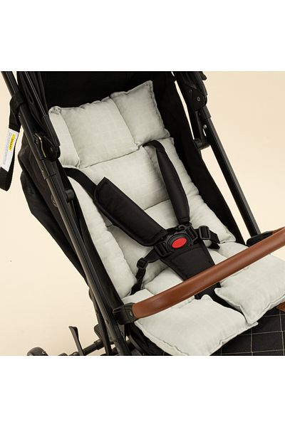 Yunikobaby Mint Muslin Muslin Baby Stroller Cushion