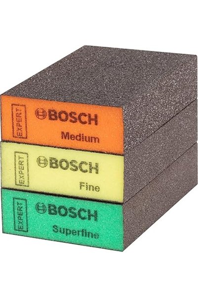 Bosch Professional 1x EXPERT S471 Standart Bloklar (Boyalı ahşap, Yumuşak ahşap, 69 x 97 x 26 mm, İ