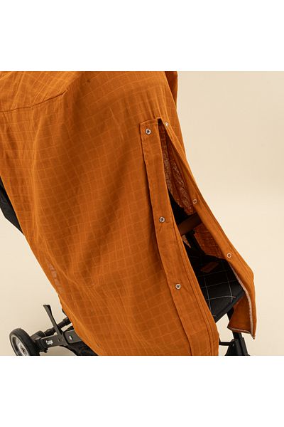 Yunikobaby Brick Color Muslin Baby Stroller Cover