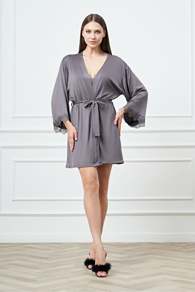 GIONA Σετ νυχτικό και ρόμπα 5 τεμαχίων Micro Fabric