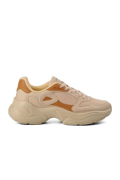 WALKWAY Beige Tan Women's Sneakers