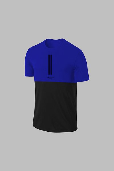 POSEIDON STORM Tricou cu mânecă scurtă pentru bărbați, albastru, din țesătură Dri-Fit, fără imprimare, cu gât rotund, pantaloni scurți, set de îmbrăcăminte sport (S-3XL)