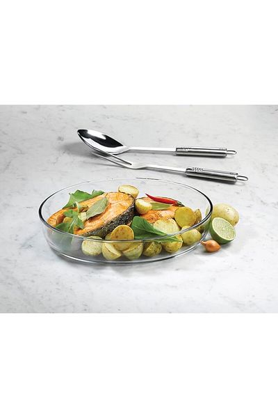 Paşabahçe 2400cc Single Pyrex Oval Tray
