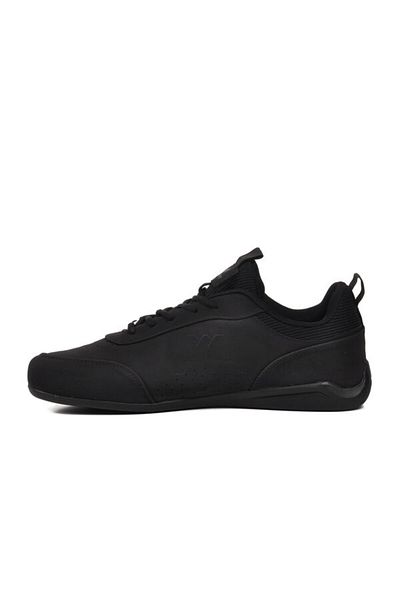 WALKWAY Black Nubuck Spark Men's Sneakers