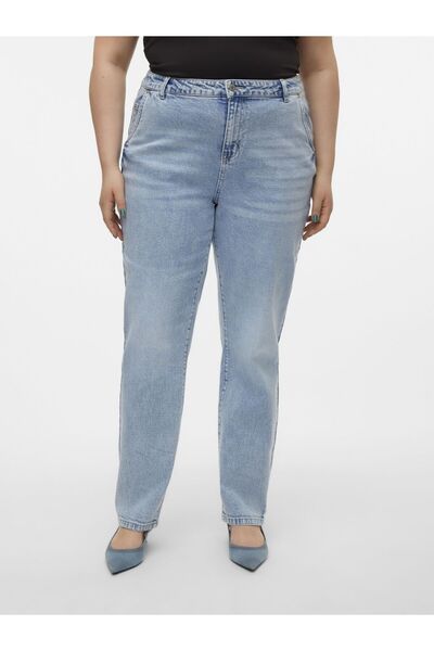 Veromoda Curve Mom Jeans Vmcisa Hohe Taille Hohe Taille Jeans
