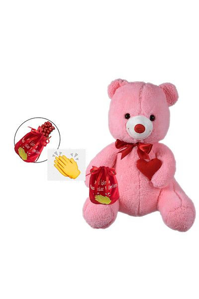 Sole Romantic "Success in Your New Work" Plush Bear with Chocolate