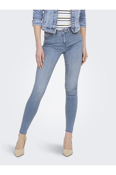 ONLY Skinny Jeans „Onlpower“ Mittlere Taille Skinny Fit Jeans