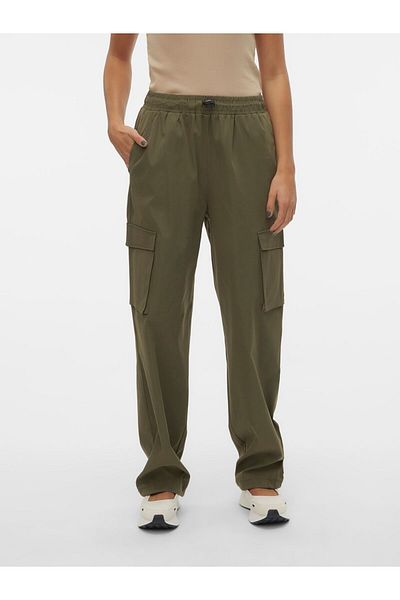 Vero Moda Cargo-Schlauch Vmpepper Hohe Taille Cargohose