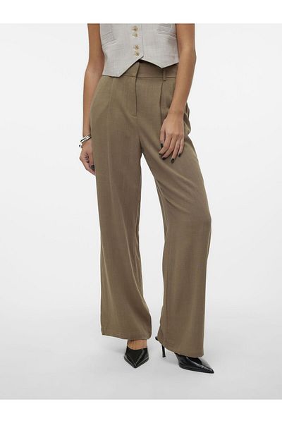 Vero Moda Hose Mit Weitem Beinschnitt Vmtiraver Mittlere Taille Hose