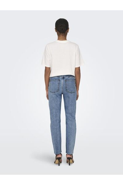 ONLY Straight-fit Jeans Onlemily Hohe Taille Gerade Geschnittene Jeans