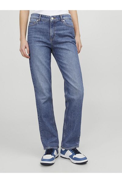 JJXX Slim Fit Jeans Jxnice Sl-stra Crop Mw C8091 Dnm Noos