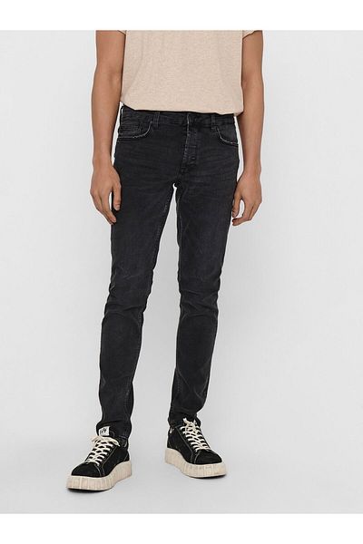 Only & Sons Slim Fit Jeans Onsloom Mittlere Taille Slim Fit Jeans
