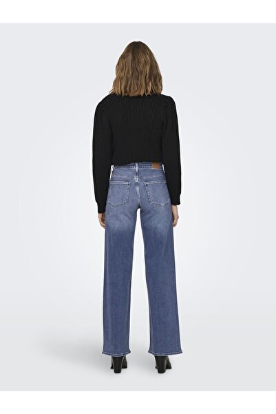ONLY Weit Geschnitten Jeans Onlmadison Hohe Taille Weiter Beinschnitt Jeans