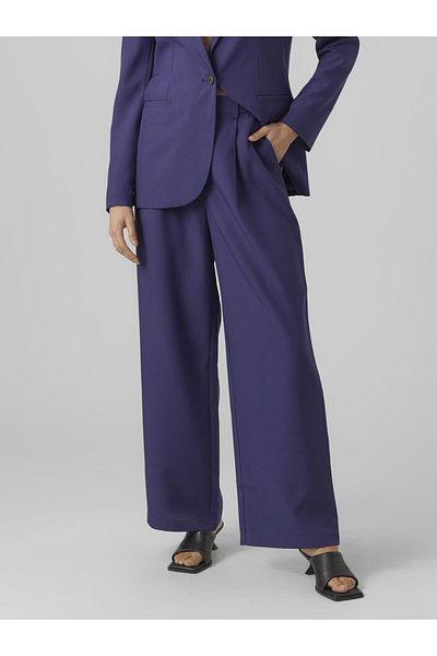 Vero Moda Hose mit weitem Beinschnitt Vmcapri Mittlere Taille Hose