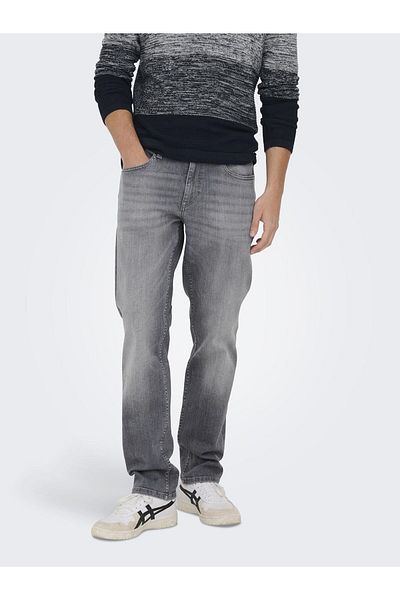 Only & Sons Normal Geschnitten Jeans Onsweft Mittlere Taille Normal Geschnitten Jeans