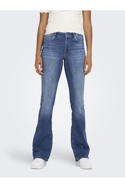 ONLY Flared Fit Jeans Onlblush Mittlere Taille Ausgestellt Jeans