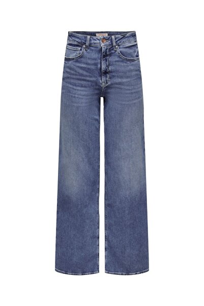 ONLY Weit Geschnitten Jeans Onlmadison Hohe Taille Weiter Beinschnitt Jeans
