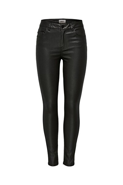ONLY Hose In Lederoptik Onlhush Mittlere Taille Skinny Fit Hose