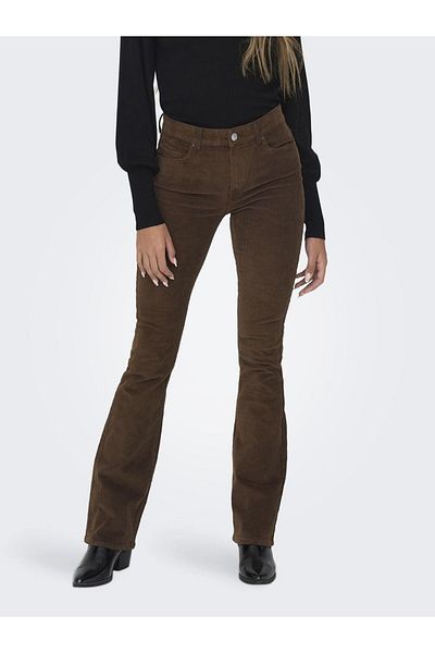 ONLY Hose Onlmary Mittlere Taille Ausgestellt Hose