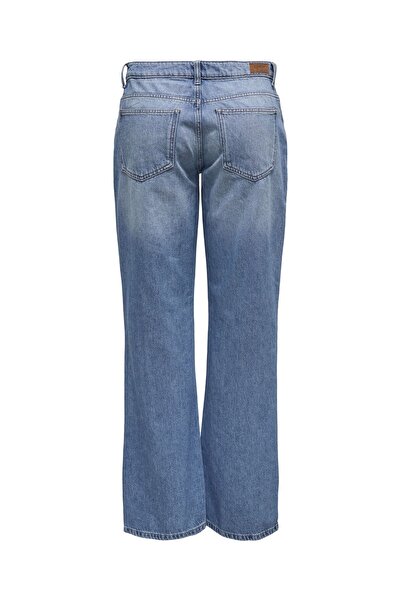 ONLY Düz kesim Jeans Onlbritney Niedrige Taille Gerade Geschnittene Jeans