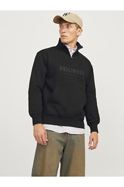 Jack & Jones Kazak Mit Halbem Reißverschluss Gedruckt Kazak