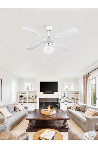 DLC GROUP DLC POYRAZ TAVAN VANTİLATÖRÜ BEYAZ 107 CM