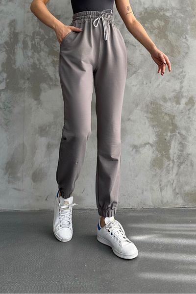 macharel jeans Γυναικείο φούτερ με τσέπες ελαστικό 2 κλωστών