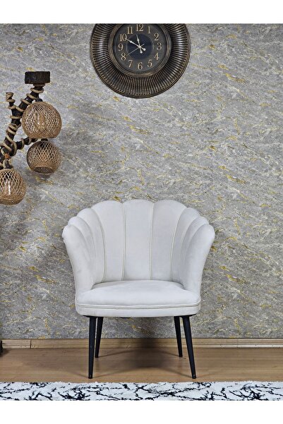 ZAFİR Tekli Papatya Çay Seti Koltuk Siyah Boyalı Sivriltme Ayak, Balkon, Salon, Ofis, Koltuk Takımı