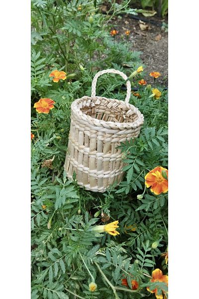 AFRALYAHOME Ψάθινο καλάθι πολλαπλών χρήσεων Organizer (13x20)