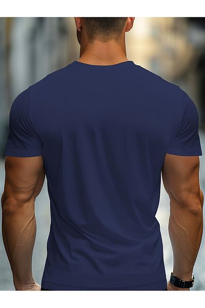 Let's Wear Ανδρικό μπλουζάκι με στάμπα Los Angeles Crew Neck Premium