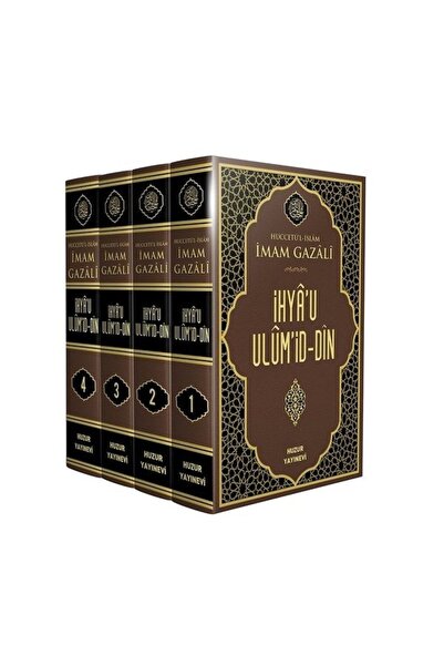 Huzur Yayınevi Ihya'u Ulüm'id-din 4 Kitap Takım  İmam Gazali