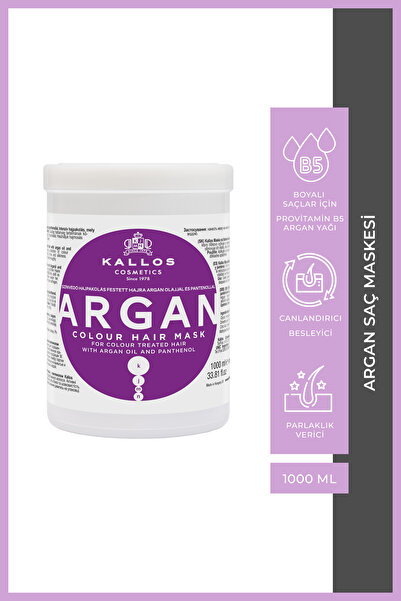 Kallos Cosmetics Kallos Argan Saç Bakım Maskesi 1000 ML