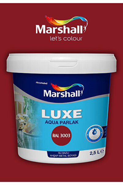 Marshall Luxe Aqua Parlak Su Bazlı Akrilik Dekoratif Dönüşüm Boyası 2,5 Litre...