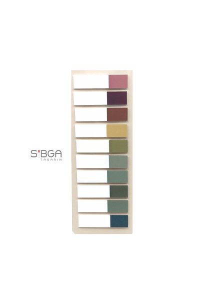 sibga tasarım Transparent Colored Postit Post-it Post ItBookmark Bookmark Postit Sticker Note Paper 200 Sheets