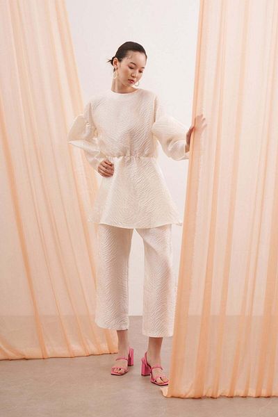 FUSHYA Jacquard Comfortable Cut Double Suit Set