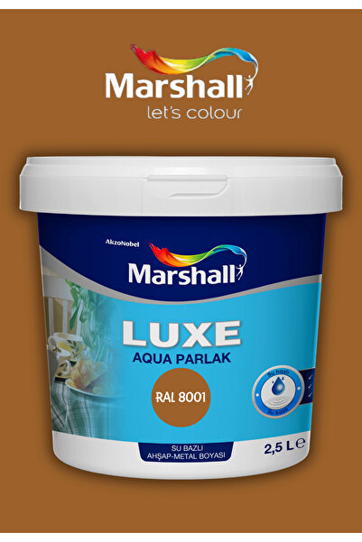 Marshall Luxe Aqua Parlak Su Bazlı Akrilik Dekoratif Dönüşüm Boyası 2,5 Litre...