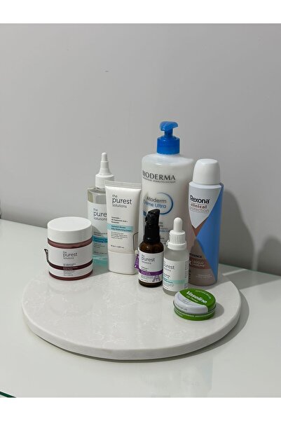 kubstory Marble Plates - Round Presenter