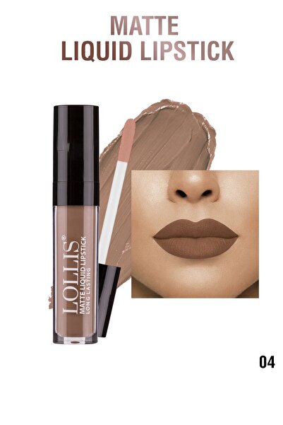Lollis Matte Liquid Lipstick 04 /mat Likit Ruj 04