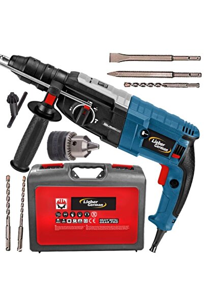 Lieber German Ghd 7186 Çantalı 1800w 6 Joule 28mm Kırıcı Delici 5 Parça Sds U...