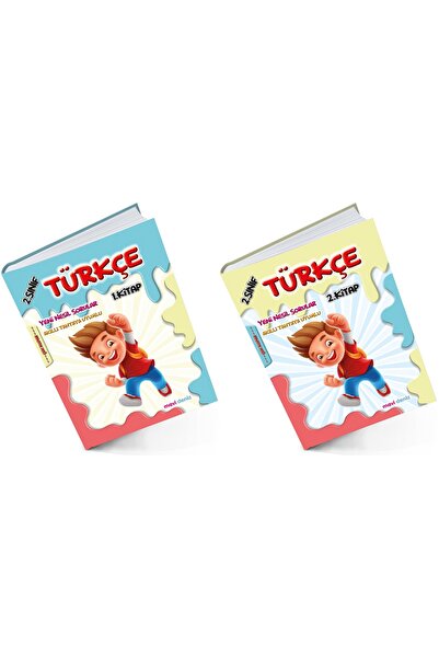 Mavi Deniz Yayınları Mavi Deniz 2024 2. Sınıf Türkçe 1. Ve 2. Kitap Yeni Nesil Sorular Seti 2 Kitap
