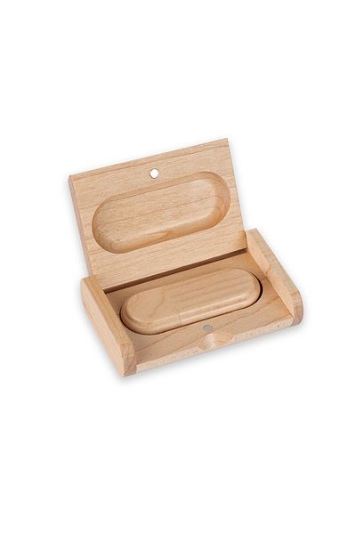 Gülay AVM Wooden USB Memory 32 Gb Capacity Wooden Stylish Boxed Flash Memory GLY-104