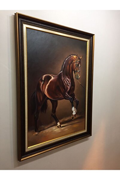 Asmin Sanat Evi At Resmi  Yağlı Boya 85 X 115