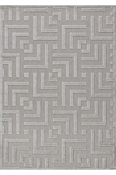 Halıstores Grace 54100-295 Modern Kabartmalı Geometrik Iskandinav Desenli Dekoratif Makine Halısı