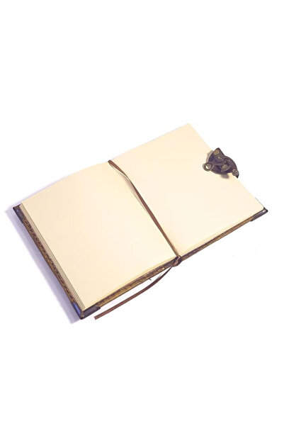DEFFTER 64245-8 11.5x15.5 KRAFTON DERİ KAPLI KRAFT DEFTER ÇİZGİSİZ ( S )