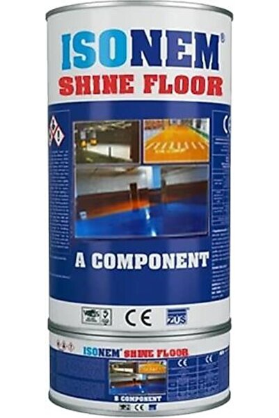 Isonem SHINE FLOOR A+B KOMP. 4.5KG ( ZEMİN BOYASI ) GRİ