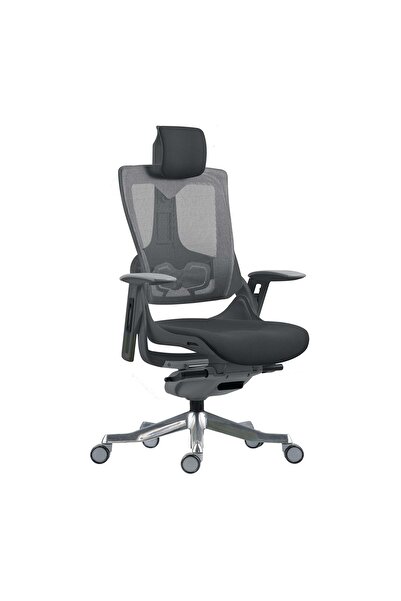 Uzay Ofis Nefil Müdür Koltuğu - Siyah