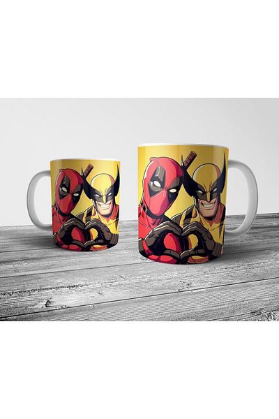 Pixxa Marvel Deadpool & Wolverine Mug Cup Model 4