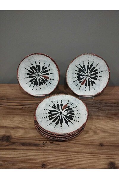 Keramika KERAMİKA 20 CM PASTA TABAĞI 6 ADET