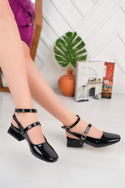 BEB SHOES حذاء نسائي بكعب كلاسيكي من MARY JANE